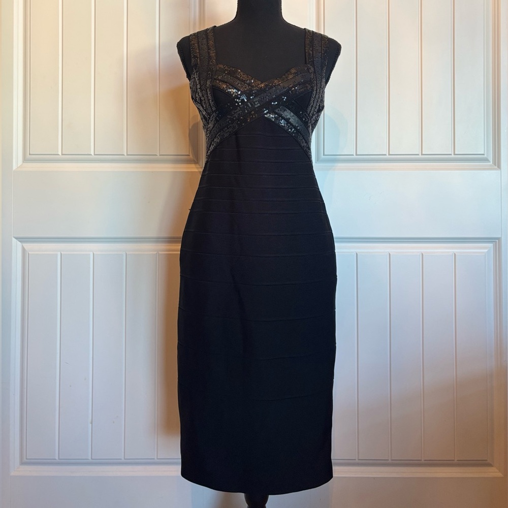 Herve Leger Black Dress